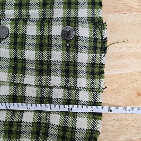 Urban Outfitters BDG Carissa Flannel Cropped Shirt Jacket Size‎ Small in Green - Picture 6 of 10